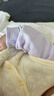 貝瑞加（Babyprints）嬰兒連體衣2件裝男女寶寶純棉衣服柔軟爬服家居內衣四季哈衣 紫73 曬單實(shí)拍圖