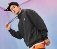 adidas情侶加絨加厚寬松連帽長(cháng)袖套頭衛衣男女秋冬阿迪達斯輕運動(dòng) 碳黑   S 曬單實(shí)拍圖