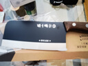 張小泉黑將不銹鋼廚房家用刀具 切菜刀 斬切刀 【京東限定】 曬單實(shí)拍圖