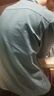 羅蒙（ROMON）長袖襯衫男士純棉春秋季工裝全棉潮襯衣襯衫外套衣服男裝休閑上衣 611綠色襯衫+611牛仔褲藍襯衫 L 曬單實拍圖