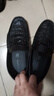 蜘蛛王皮鞋男休閑舒適一腳蹬樂(lè )福鞋百搭套腳駕車(chē)豆豆鞋男 黑色 43  曬單實(shí)拍圖