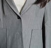 森馬西裝外套女中長(cháng)款學(xué)院風(fēng)2025春寬松灰色休閑西服109125111001 曬單實(shí)拍圖