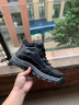 紅蜻蜓男鞋秋新款高幫防寒百搭馬丁靴男士加絨保暖羊毛棉鞋中老年人皮鞋 黑色（C021CYF7707-1） 41 （皮鞋碼） 曬單實(shí)拍圖
