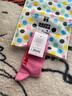 Happy Socks女男士秋冬季款情侶純色系列黑色穿搭襪子運動(dòng)襪時(shí)尚中筒襪子 粉色 1雙 M 36-40 曬單實(shí)拍圖