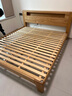 源氏木語(yǔ)全實(shí)木床1.8米1.5米北歐現代橡木床簡(jiǎn)約床主臥雙人床臥室家具套裝 【1】原木色低鋪直靠Y90B13+J140墊 1500mm*2000mm 曬單實(shí)拍圖