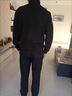 Walker Shop高端運動(dòng)套裝男士2025新款秋冬厚款休閑跑步加絨衛衣中老年三件套 A款黑色【三件套】加絨加厚 2XL 推薦140-160斤 曬單實(shí)拍圖