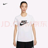 耐克女純棉標志T恤春季印花輕便休閑柔軟FUTURA舒適NIKE DX7907 100白/黑 XL 曬單實(shí)拍圖
