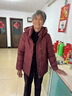 唐致中老年羽絨服女短款新中式國風(fēng)加厚媽媽冬裝老人奶奶太太冬季外套 安可拉紅 2XL 【建議106-120斤】 曬單實(shí)拍圖