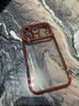 朵卡星宇橙色適用蘋(píng)果17手機殼16promax新iphone15Promax透明14全包11防摔13高級12鑲水鉆Air 電鍍-星宇橙色-鉆邊 iPhone17Pro 曬單實(shí)拍圖