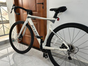 喜德盛公路自行車(chē)2025款AD300油碟UCI車(chē)架2x10速中空一體牙盤(pán)桶軸破風(fēng)車(chē) 白蛇 510mm（適合身高170-180cm） 曬單實(shí)拍圖