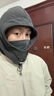JEEP SPIRIT吉普冬季套頭帽男保暖戶(hù)外騎車(chē)防風(fēng)面罩圍脖頭套加厚防寒連體帽子 深灰色 均碼 曬單實(shí)拍圖