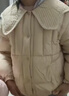 巴拉巴拉童裝兒童羽絨服女童中大童冬裝翻領(lǐng)外套舒適戶(hù)外時(shí)尚洋氣 卡其50617-白鴨絨 150 （充絨量108g） 曬單實(shí)拍圖