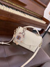 CALWAN KEODH包包女包真皮單肩斜挎包通勤手提劍橋包生日禮物送女友老婆 【米白色】輕奢時(shí)尚百搭高級感實(shí)用走心女生閨蜜 曬單實(shí)拍圖