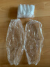 洋臣一次性袖套透明加厚防水抗污紋繡長(cháng)款護袖袖頭廚房防油家用秋冬季 一次性加厚款【40只顏色隨機】 曬單實(shí)拍圖