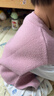 嘟嘟家【抗靜電面料】寶寶加絨外套卡通春秋男童上衣保暖秋女童舒適衣服 粉色 110 曬單實(shí)拍圖