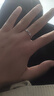 唯一（Winy）莫桑鉆999純銀情侶對戒男女求訂婚戒情侶戒指一對活口可調節 曬單實(shí)拍圖