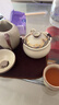 尚言坊手抓壺泡茶蓋碗茶杯單個(gè)汝窯功夫茶具一人用家用公道杯茶漏三件套 曬單實(shí)拍圖