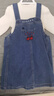 戴維貝拉（DAVE＆BELLA）兒童牛仔裙小童背帶裙春裝新款女童休閑裙子洋氣女寶寶童裙 牛仔藍【現貨】 120 cm（建議身高110-120cm） 曬單實(shí)拍圖