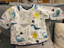 京悠雨日本品質(zhì)兒童罩衣全棉防水寶寶吃飯衣男童女寶防臟反穿衣圍裙護衣 小雞拼花 14碼(建議0-1歲) 曬單實(shí)拍圖