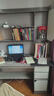 立太書(shū)桌書(shū)柜一體電腦桌學(xué)習桌學(xué)生家用辦公桌子寫(xiě)字桌臥室小型工作臺 【特價(jià)沖量】甄選品質(zhì)HDF板-莫蘭迪色100cm 曬單實(shí)拍圖