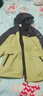 暇步士（Hush Puppies）童裝男大童加絨風(fēng)衣秋冬兒童保暖戶(hù)外厚外套 青橄欖   160    曬單實(shí)拍圖