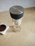 膳魔師（THERMOS）雙層玻璃杯400ml高硼硅水杯子茶水分離茶杯帶茶漏TCGA-400-D-GY 曬單實(shí)拍圖
