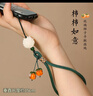 貝意品手機掛繩手腕柿柿如意手機鏈掛件吊墜短款手機保護殼掛繩男女琉璃柿子掛墜U盤(pán)防丟繩配飾中國風(fēng) 曬單實(shí)拍圖