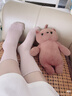 襪子女春夏季粉色女短襪可愛(ài)短筒女襪休閑低幫淺口日系隱形船襪子 新人專(zhuān)享隨機一雙【巨乖貓】 曬單實(shí)拍圖