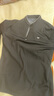EMPORIO ARMANI EA7阿瑪尼男士純·棉長(cháng)袖t恤春秋季休閑立領(lǐng)衛·衣半拉鏈打底衫 黑色(加絨)  加厚 3XL 曬單實(shí)拍圖