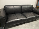 NORHOR北歐表情/中古包豪斯/黑曜真皮沙發(fā)客廳直排皮藝沙發(fā)/黑色焦糖G 【現貨】常規款黑色 2.2m|全真皮 曬單實(shí)拍圖