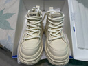 馬克華菲高幫板鞋男鞋冬季新款加絨加厚男士休閑鞋百搭防滑厚底增高鞋子男 淺云白 39 (245mm) 標準運動(dòng)鞋碼 曬單實(shí)拍圖