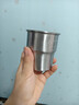 沃德百惠（WORTHBUY）304不銹鋼水杯咖啡冷飲杯車(chē)載階梯杯啡果汁杯兒童直口杯子 本色 曬單實(shí)拍圖