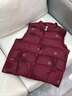 鴨鴨（YAYA）媽媽裝羽絨馬甲2025新款中老年女裝時(shí)髦洋氣馬夾冬季外穿保暖坎肩 紫紅色 2XL /175【推薦115-125斤】 曬單實(shí)拍圖