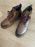 skingcond德國馬丁靴男款高幫中幫真皮皮鞋男靴子男士秋冬百搭皮鞋 棕色加絨升級版(軟牛皮)防滑XB031 38 運動(dòng)鞋碼拍 曬單實(shí)拍圖