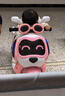 萌嘟嘟兒童電動(dòng)摩托車(chē)寶寶三輪車(chē)遙控1-7歲小孩可坐人充電大號玩具童車(chē) 普通粉色+小電瓶+后備箱 曬單實(shí)拍圖