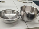 物芯質(zhì)造316不銹鋼泡面碗飯缸食堂打飯專(zhuān)用碗快餐杯 【飯碗+大湯碗】 曬單實(shí)拍圖