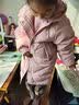 G.duck中長款免洗兒童羽絨服女童中大童韓版洋氣2024新款加厚冬季外套潮 粉色 粉毛領 150 建議11-12歲 曬單實拍圖