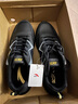 安踏男鞋革面防潑水跑步鞋男黑色輕便防滑休閑鞋春秋運動(dòng)鞋旅游鞋男 曬單實(shí)拍圖