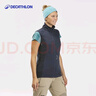 迪卡儂（DECATHLON）女式山地徒步防風(fēng)背心加絨保暖馬甲深藏青色S-2776793 曬單實(shí)拍圖