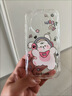班美蘿跳舞兔子OPPOFindX8手機殼可愛(ài)女款FindX8Pro卡通小清新款透明軟 【奶油紋透明】一只跳舞兔子 OPPOFindX8 曬單實(shí)拍圖