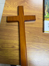 橡木色實(shí)木十字架擺件教會(huì )用品家用擺件裝飾品酒柜擺件實(shí)木十字架 34厘米橡木色 曬單實(shí)拍圖