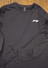 李寧（LI-NING）加絨跑步運動(dòng)套裝男緊身速干衣保暖健身服籃球羽毛球訓練服秋冬 曬單實(shí)拍圖