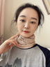 嬈蝶秋冬新款真絲羊絨圍脖女套頭假領(lǐng)子桑蠶絲薄款護頸保暖小脖套圍巾 卡其色 均碼 曬單實(shí)拍圖