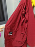 詩(shī)佩琪塔絲絨防水圍裙廚房長(cháng)袖式罩衣女男士做飯外穿新款高端工作服家用 酒紅（塔絲絨布標長(cháng)袖罩衣） 1條 曬單實(shí)拍圖