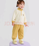 巴拉巴拉童裝兒童套裝女童男童兩件套2025秋冬裝新款舒適衣服幼童裝可愛(ài)萌 白黃套裝30437 100 曬單實(shí)拍圖