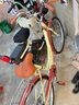 鳳凰官方旗艦店自行車(chē)成年人男女學(xué)生復古輕便城市通勤自行車(chē) 荷花 米黃【靠背+裙網(wǎng)+扶手】 單速 26寸【適合155-185cm】 曬單實(shí)拍圖