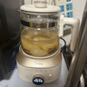 美的（Midea）全玻璃養生壺全自動(dòng)燒水壺母嬰恒溫電熱水壺花茶壺全包裹護底防碎1.5L MK-YS15B201 曬單實(shí)拍圖