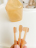 马博士 婴儿牙刷0-1岁口腔清洁器新生儿乳牙刷硅胶三面牙刷 三只装 实拍图