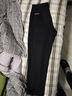 太平鳥(niǎo)男裝【仿毛呢】休閑褲冬季保暖錐形褲精致刺繡西裝褲 黑色 第一批 31 曬單實(shí)拍圖