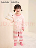 巴拉巴拉balaOne兒童家居服套裝女童2025冬季半邊絨睡衣保暖208425171003 曬單實(shí)拍圖